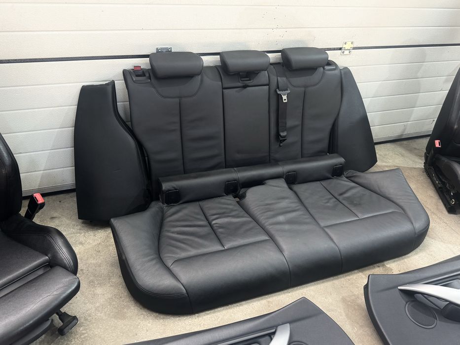 Перфектен рекаро салон черна кожа за BMW F31