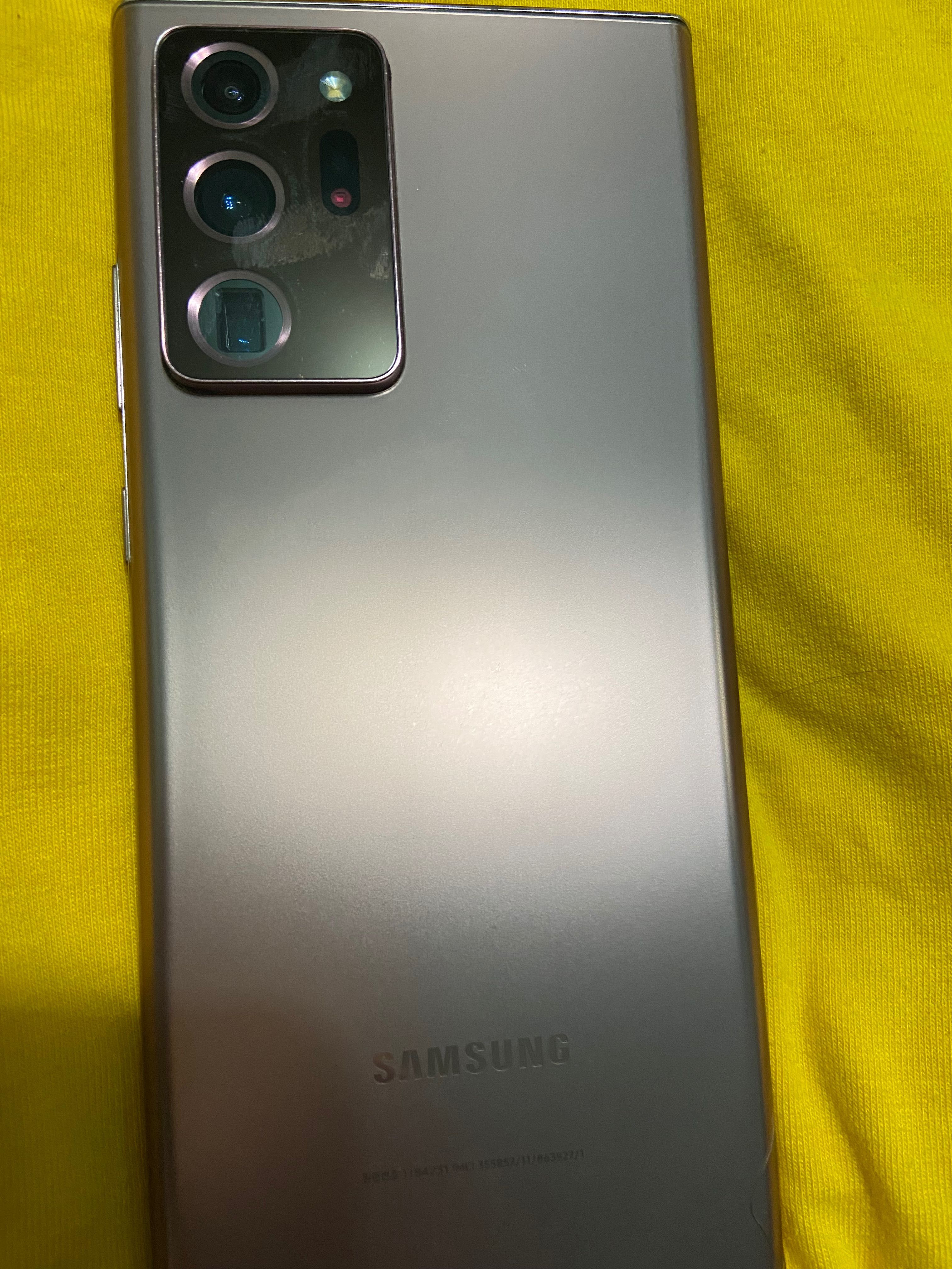 Samsung not 20 ultra
