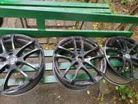 Jante/roti negre Opel Astra H R17, 7.0J × 17 H2, 5 prezoane