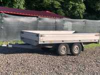Remorca trailer platforma obloane aluminiu HAPERT 2700 kg 3,30x1,80 m