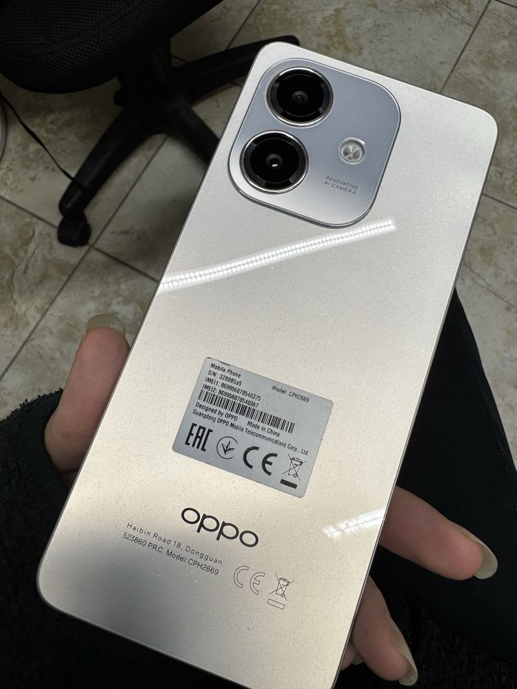 Oppo a3 128 gb смартфон белого цвета