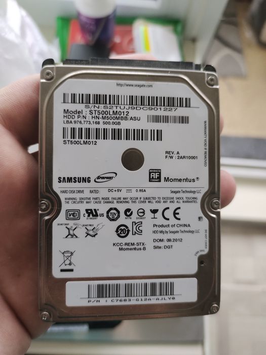 Продам жёсткий диск 500gb sata