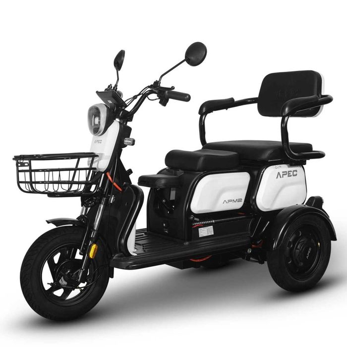 Triciclu Electric, Gratis Livrare, fara permis, APM2, Aut. 36km RAR