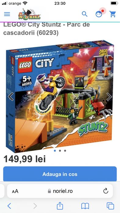 Lego city stuntz nou in cutie sigilat
