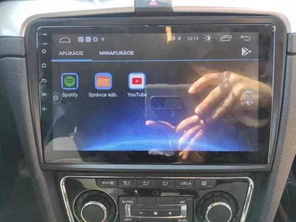 Navigatie Android Skoda Superb 2008-2015 Waze YouTube casetofon