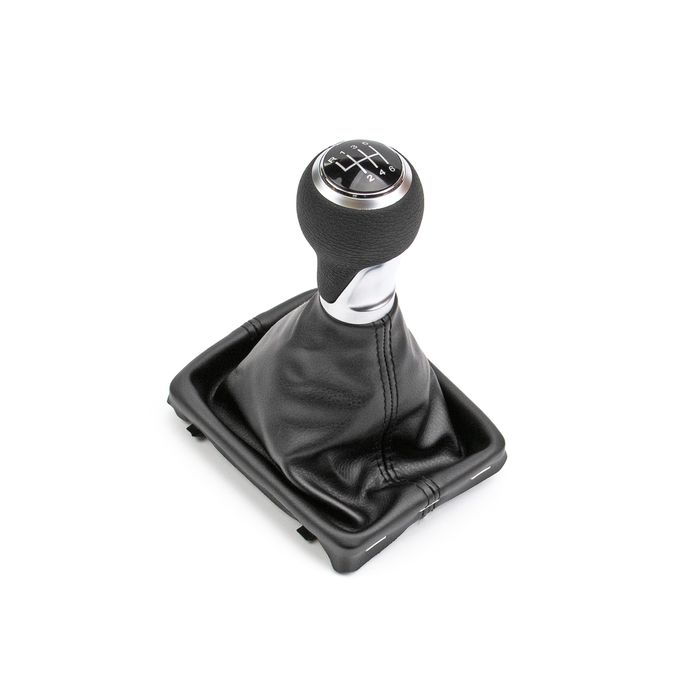 Nucă schimbător de viteze cu manșon Audi А4 B8 A5 Q5 6 trepte Piele