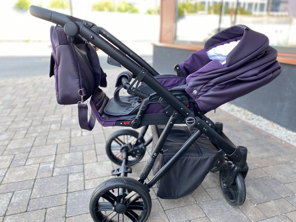 Carucior 3 in 1 Krausman Lexxo purple carut set