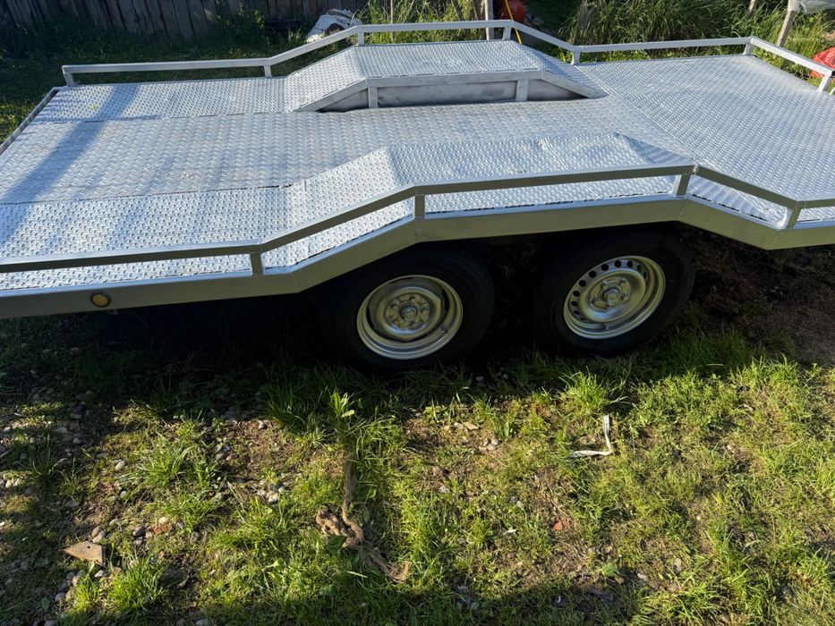 Platforma auto Weijer 2 tone pe axa dubla