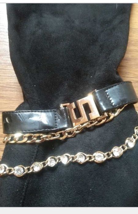 Ботуши велур с камъчета