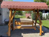 Leagan / Balansoar rustic din Lemn Masiv