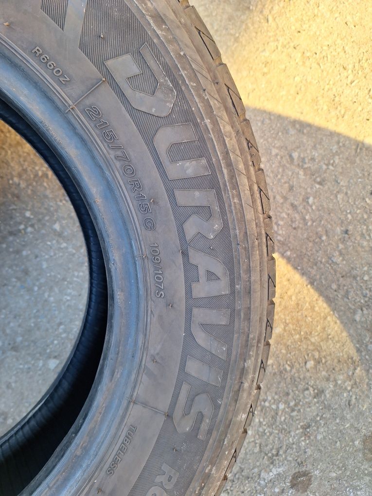 9mm! 215 70 15C Bridgestone duravis