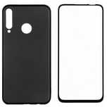 Huawei P30/P40 Lite Pachet Husa Ultra Slim Silicon + Folie Sticla 21D