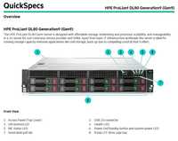 Server Dual CPU Xeon 16 Cores 32 Threads 8 HDD 2 GbE - HP DL80 Gen9