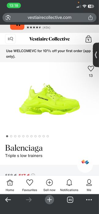 Sneakersi Balenciaga