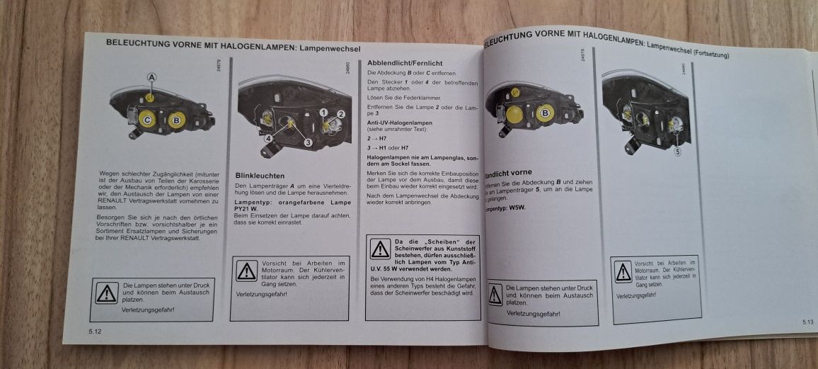 Manual intretinere Renault Clio 3 limba germana