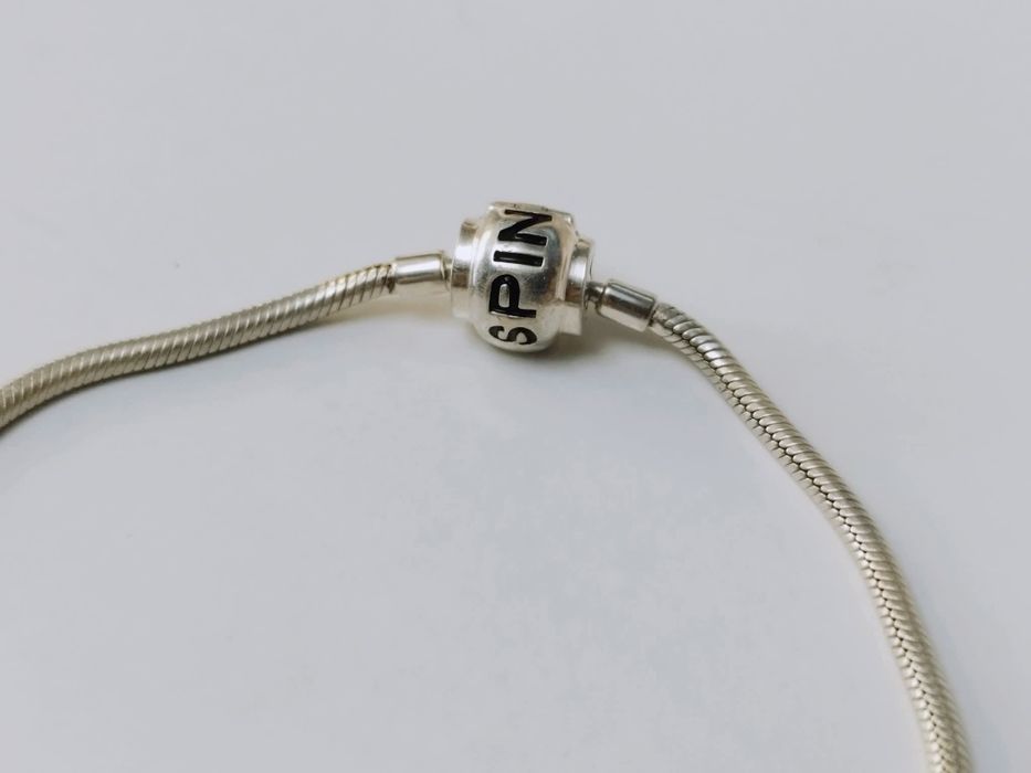 Bratara din argint de 925 si charms, SPINNING, HHN