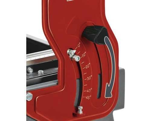 Mașină de tăiat gresie și faianță Einhell TE-TC 620U la 45 de grade