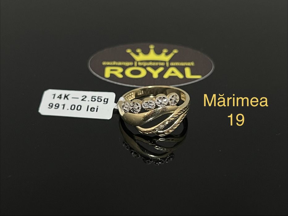 Bijuteria Royal CB : Inel dama aur 14k 2,55 grame