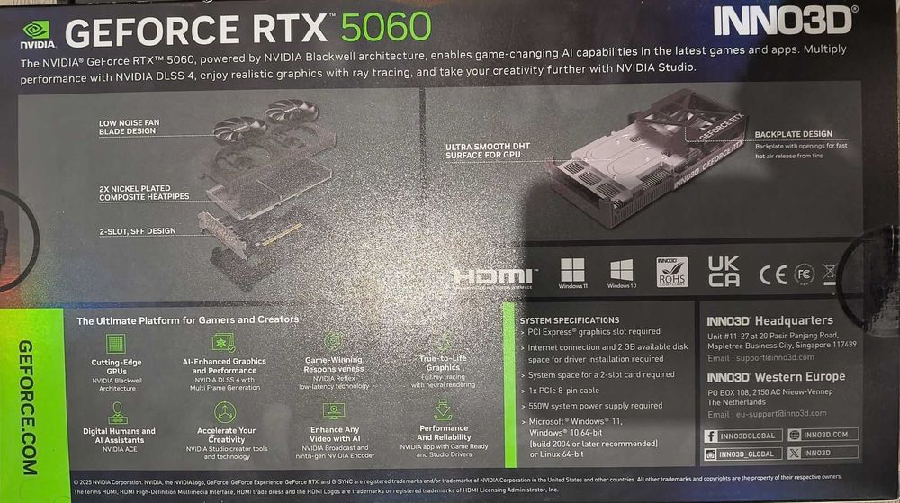 sistem ryzen 5 7500f 32gb ddr5 rtx 5060 1tb ssd carcasa 5 venturi argb