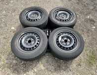 4бр.ДЖАНТИ+ГУМИ 15" 5x112 за Vw Caddy,Golf 5,6,Touran,Skoda,Seat,Audi
