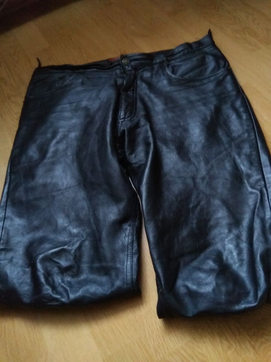 Pantaloni piele naturala