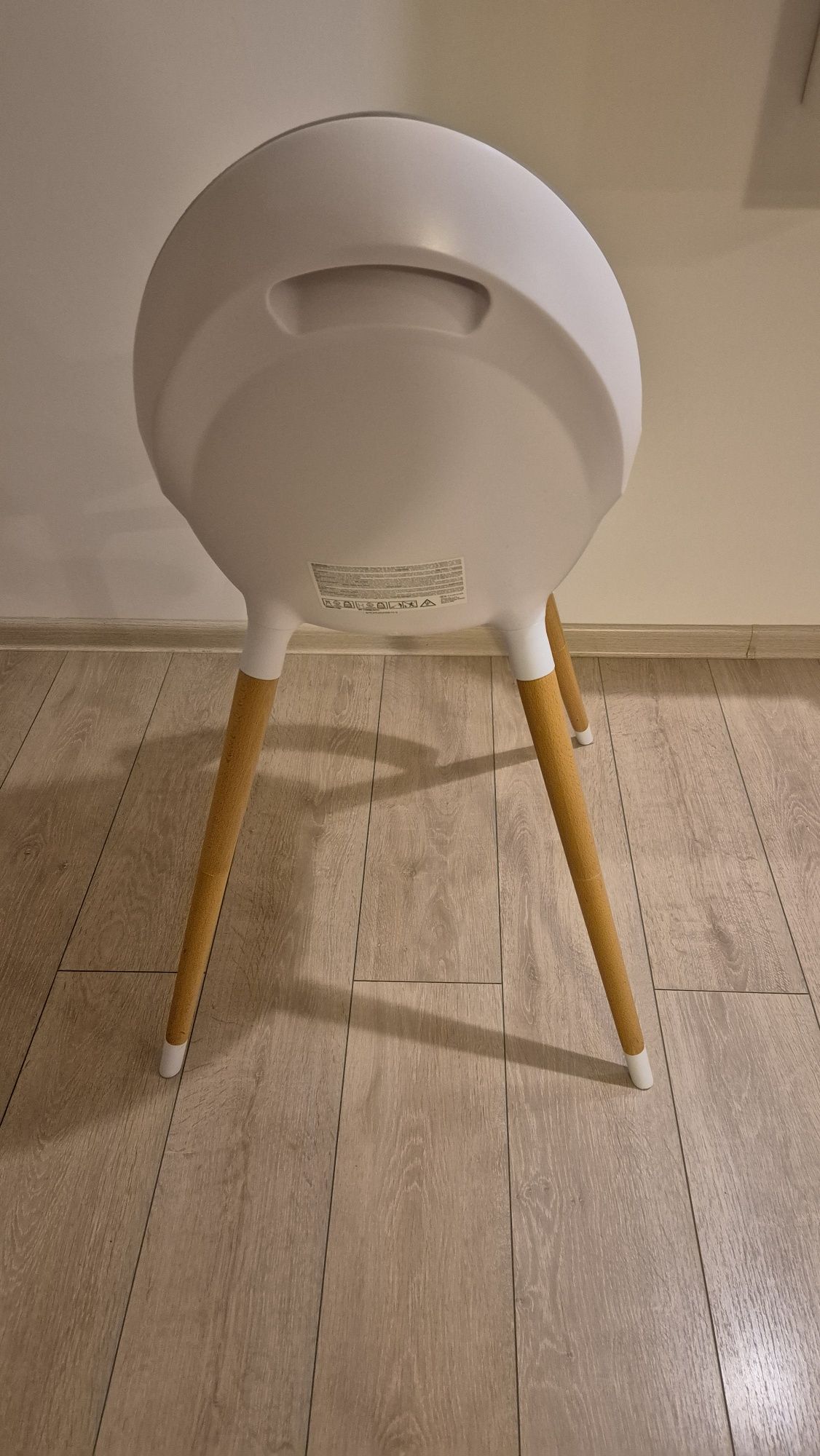 Scaun de masa 2 in 1 Kinderkraft Fini, Gri/Alb