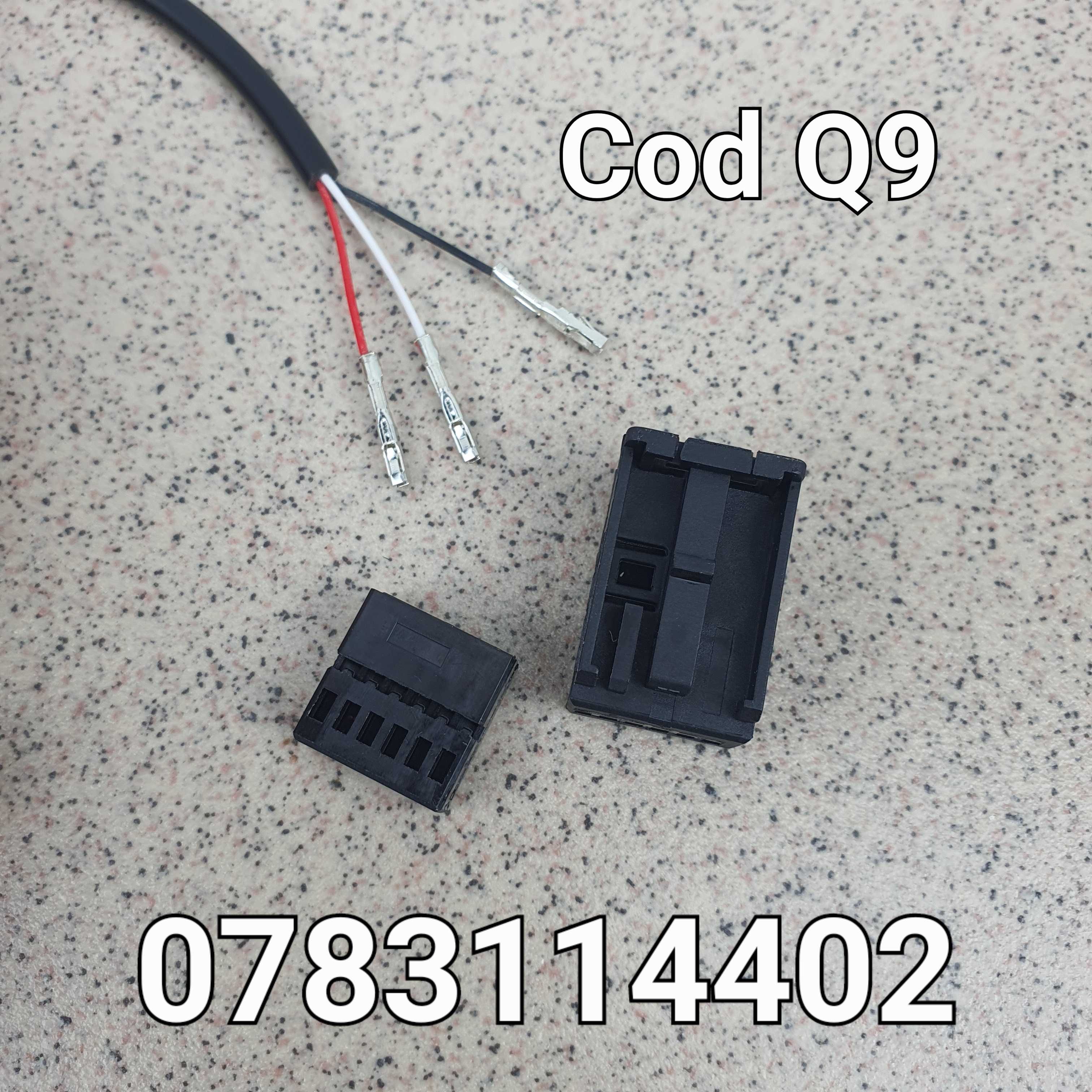 Adaptor-Cablu Aux BMW-E60 E62 E64 E65 E66 E87 E81 E82 E90 E91 E92 - Q9