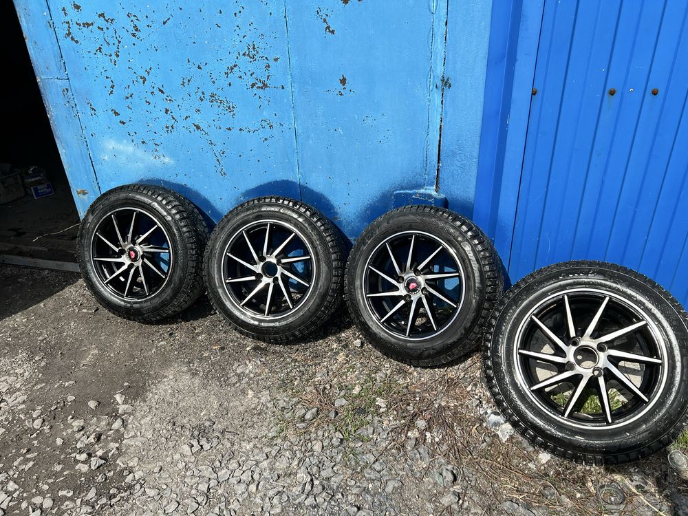 Продам комплект дисков на новой резине r14 4\100