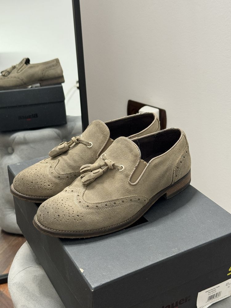 Mocasini piele intoarsa AT.P.CO