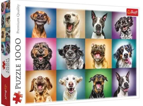 Пъзел Trefl, Забавни портрети на кучета 1000 части