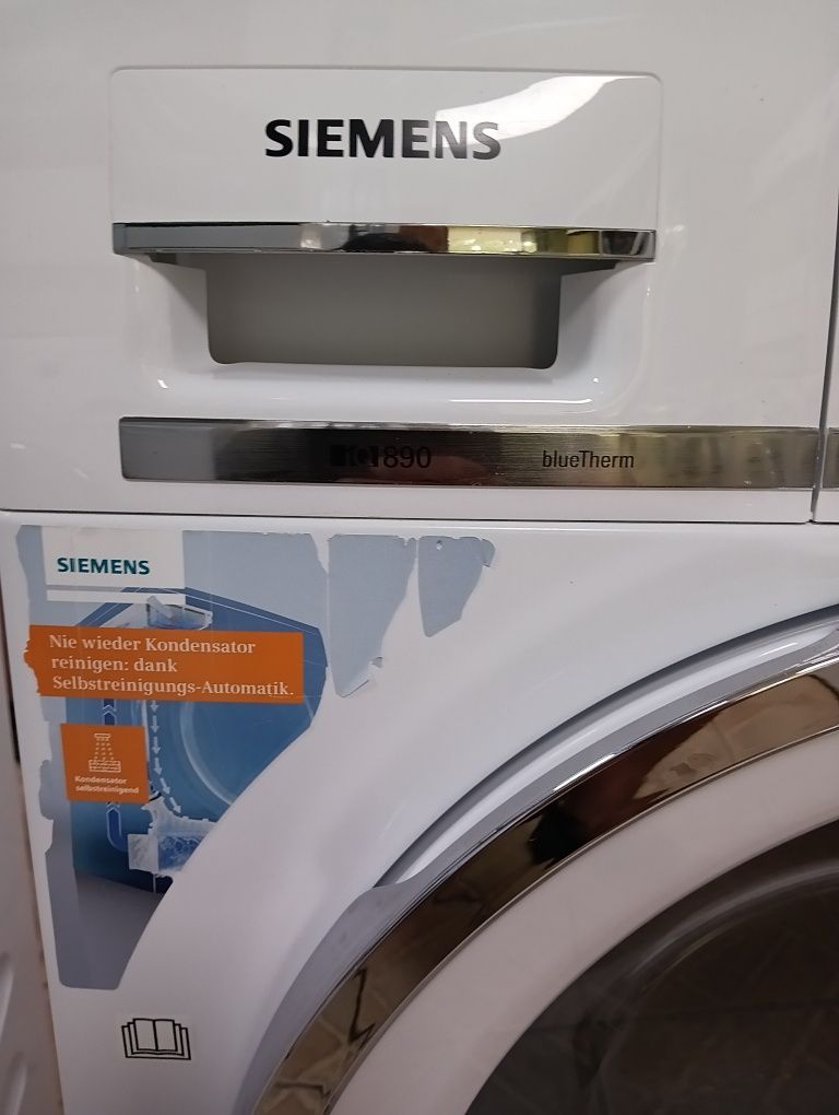 Като нова сушилня с термопомпа Сименс  Siemens IQ 890 A+++ 8кгГАРАНЦИЯ