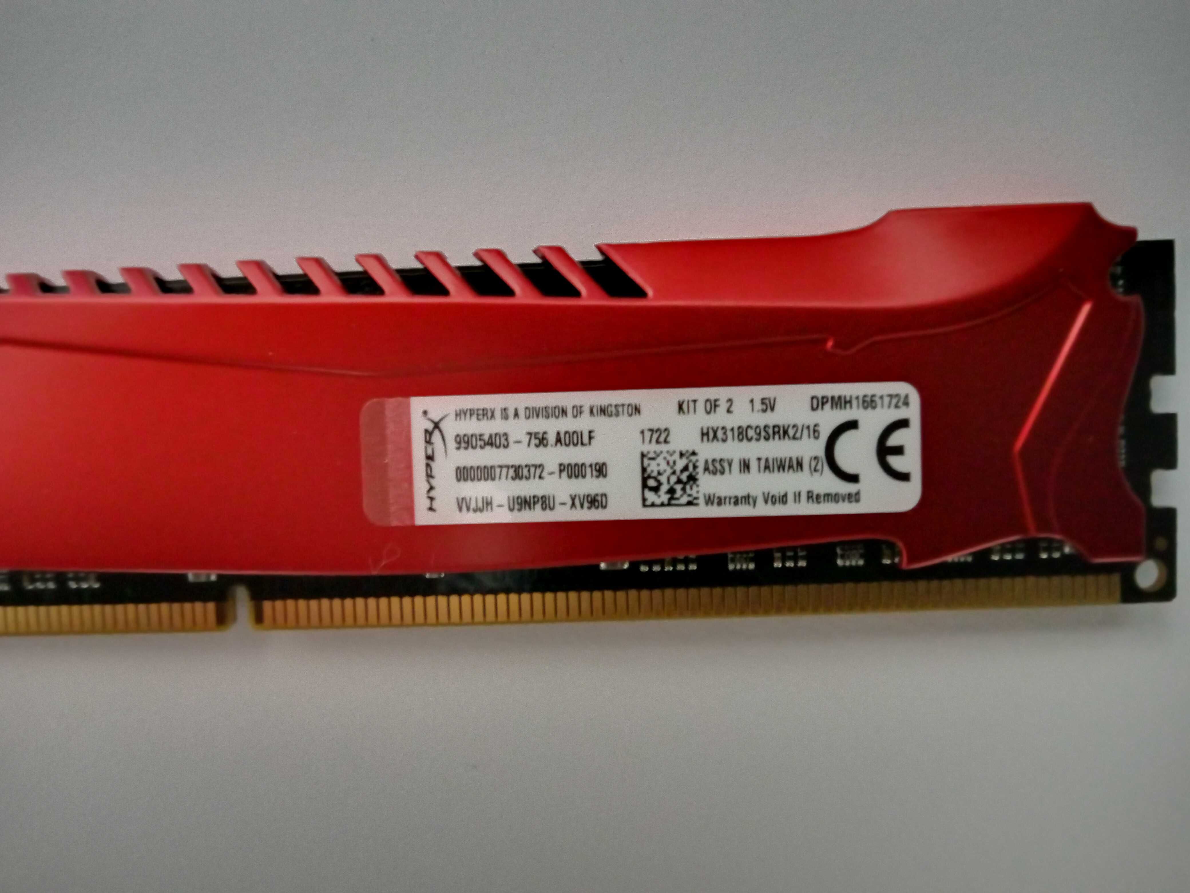 Memorie HyperX Savage Rosu  8GB, DDR3, 1866 MHz, CL9, 1.5V