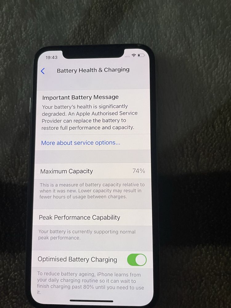 Iphone x 64gb stare