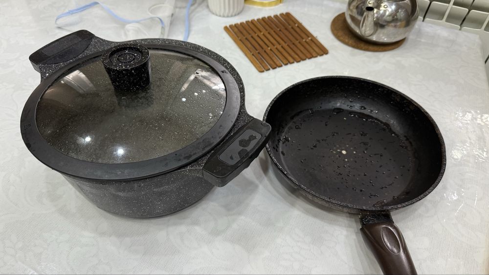 Кастрюля и сковородка