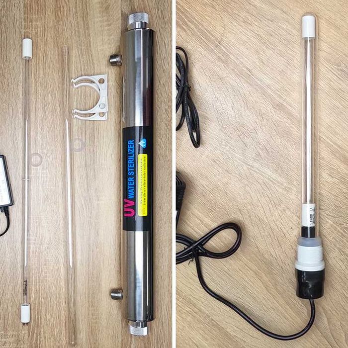 Кварцевые УФ-стерилизаторы (обеззараживатели) погружные и проточные