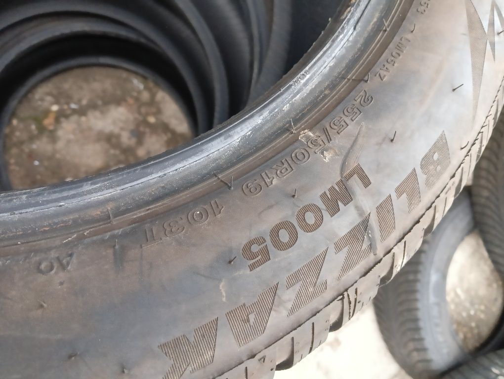 Anvelope iarna ms 255/50/19 bridgestone 5-7mm 2022-2023