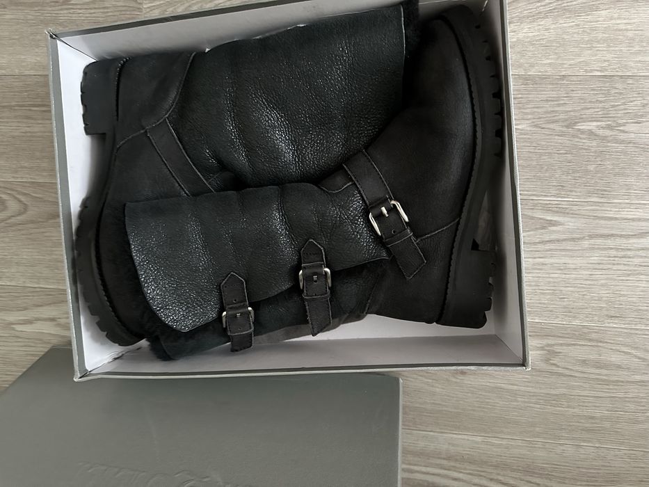Сапоги Alexander McQueen, пр-во ИТАЛИЯ, 100% кожа и мех целиком