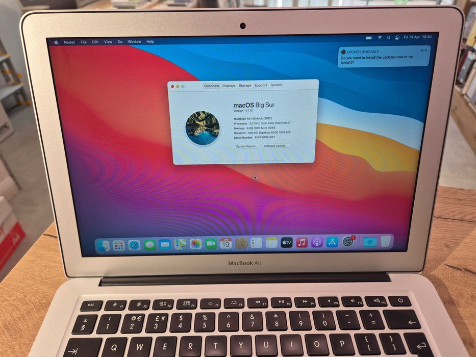 MacBook Air 2017 13" i7 8GB Ram | Factura & Garantie | Buy-Back |