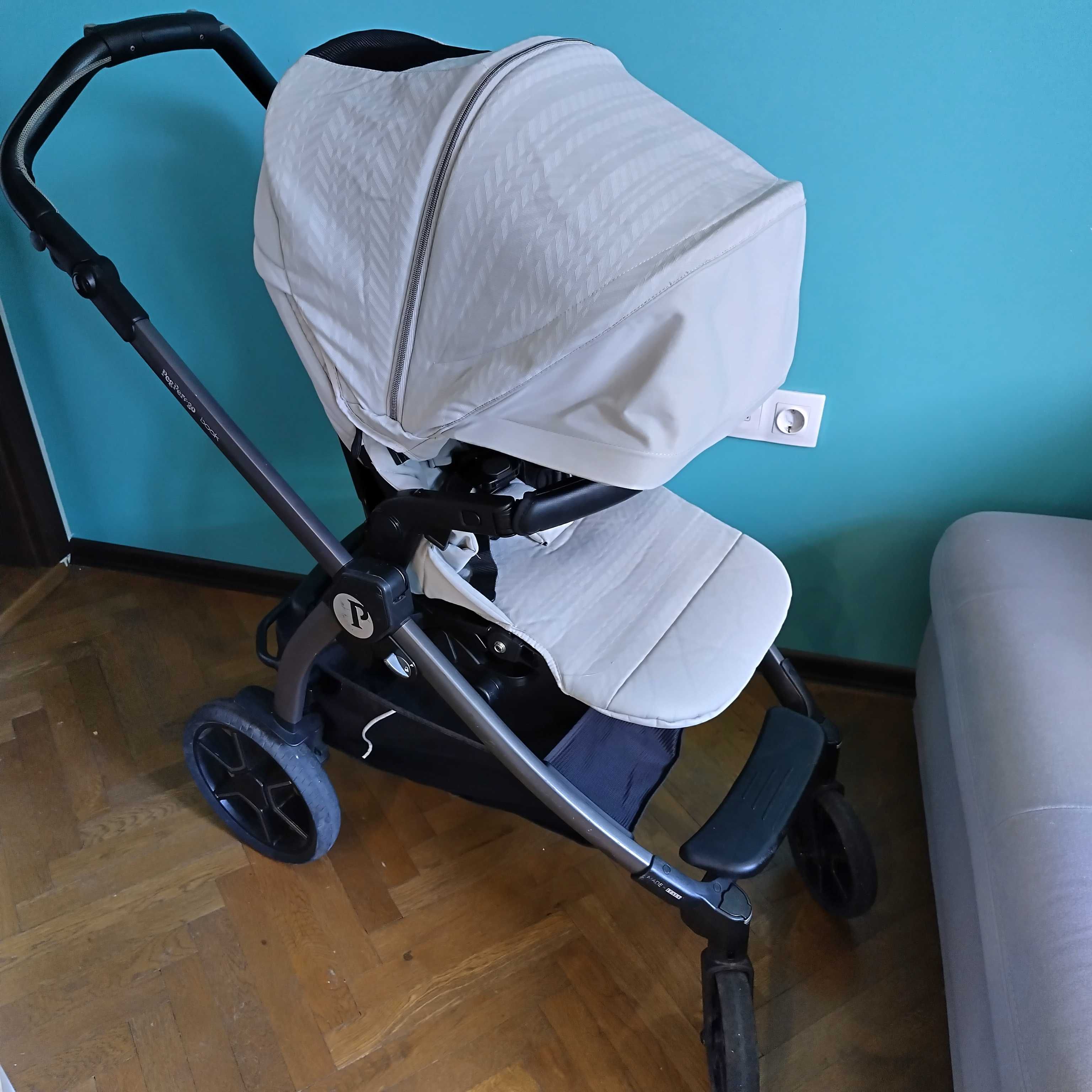 Детска количка Peg Perego Book 51 Primoviaggio SL 3 в 1 сребриста