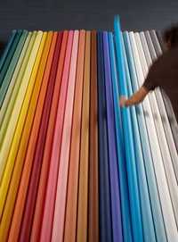 Бумажные фоны разного цвета 2,72х11 метров