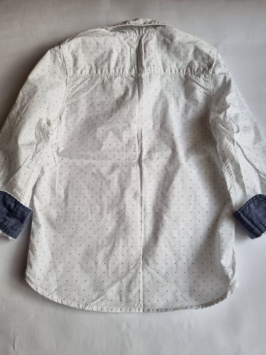 Детска бяла риза H&M и син панталон  Esprit, размер 122 см.