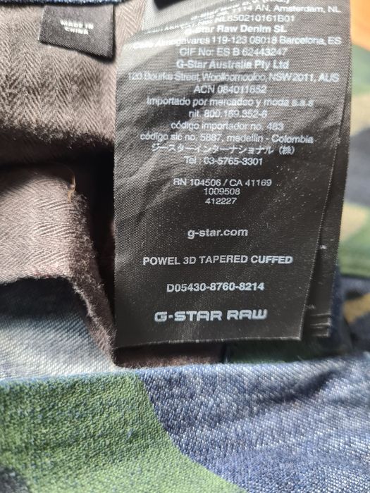 Pantaloni bărbați G-STAR RAW Powel 3D tappered, mărimea 35