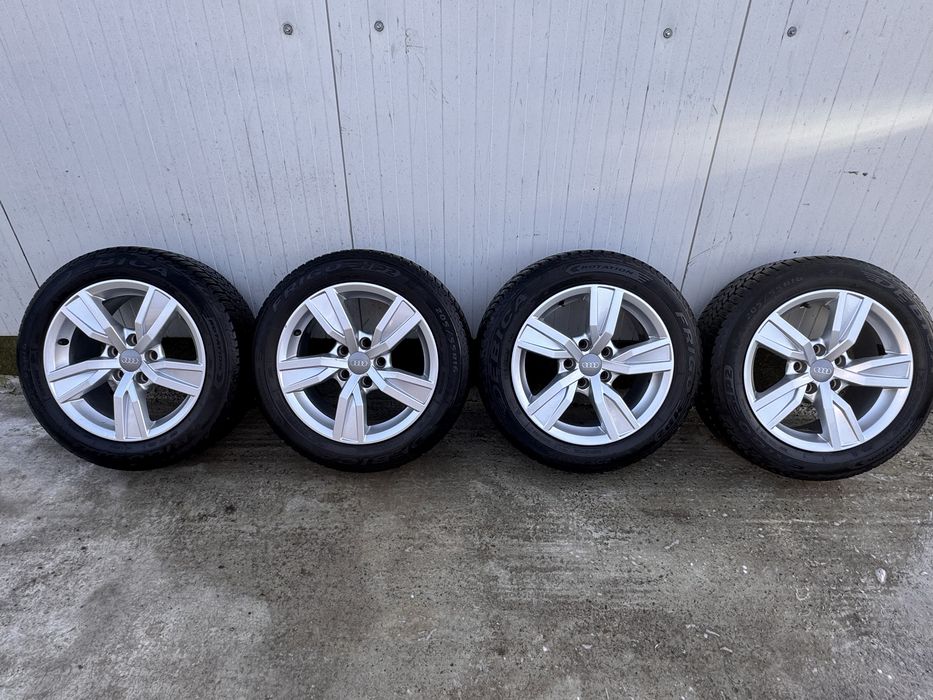 Jante Audi originale 5x112 16”+ anvelope iarna Debica 205 55 16