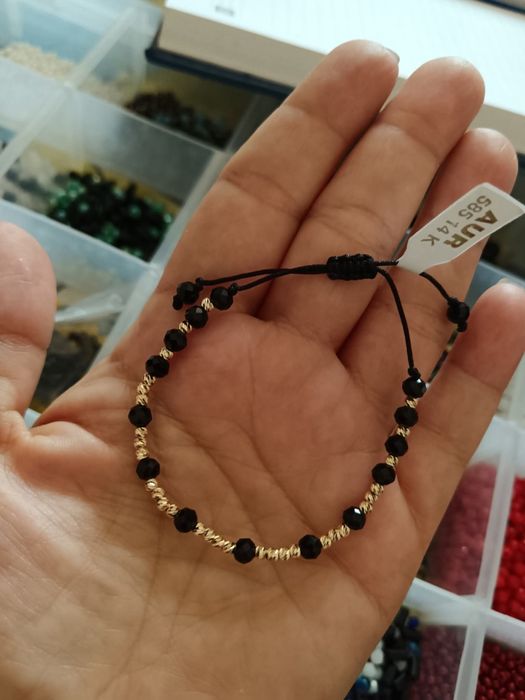 Bijuterii confecționate manual cu biluțe aur 14 k.Preturi de la 20 lei