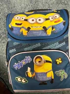 Ghiozdan clasele I-IV, 1 compartiment, 3 buzunare, Colectia Minions