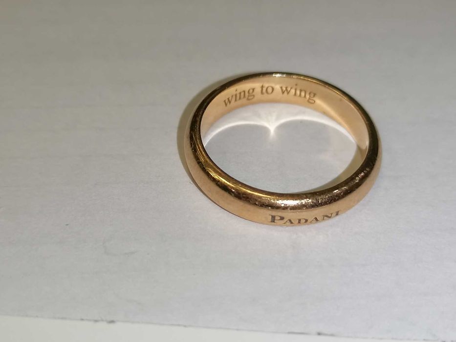 Дизайнерска златна халка " Padani " - 4.91 грама - 18 карата