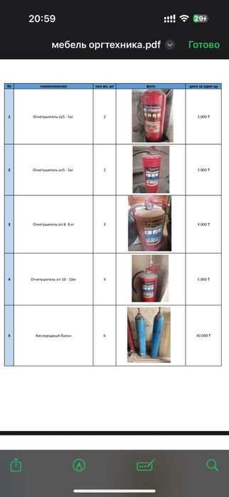 Огнетушители и Балоны азот, углекислота