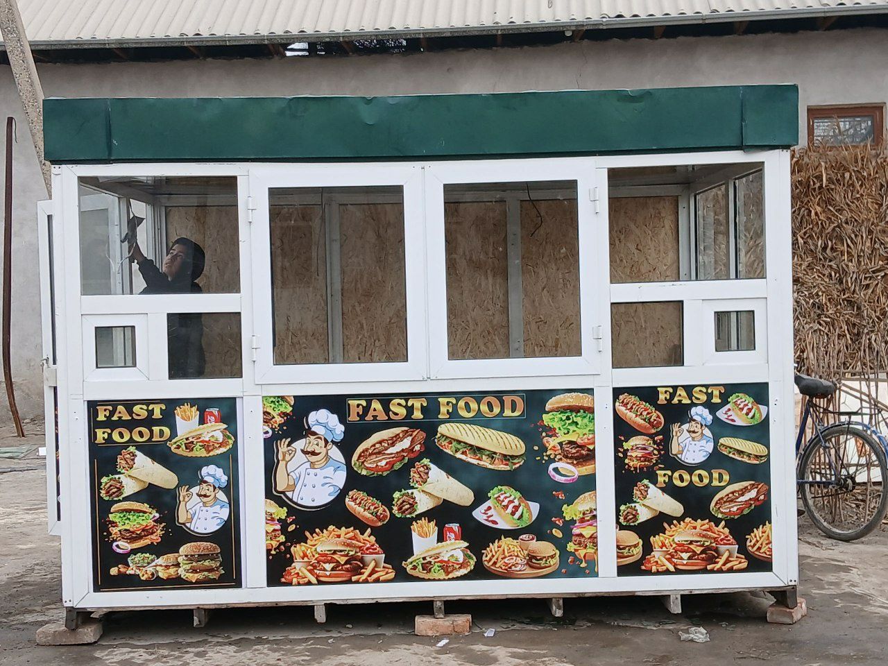 Tayyor biznes fast food hoddog lavasha aparatlari bilan akfa butka