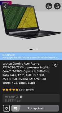 Gaming Acer Aspire A717-71G-75XS i7