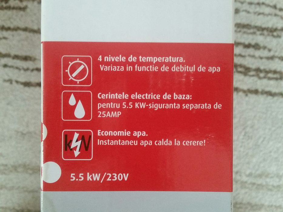 Instant electric pentru chiuveta